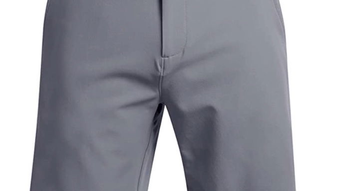 Under Armour Mens 2022 Drive Water Repellent Golf Tapered Shorts